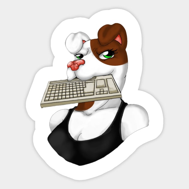 cherry keyboard writer logo Sticker by Cherry's Tree